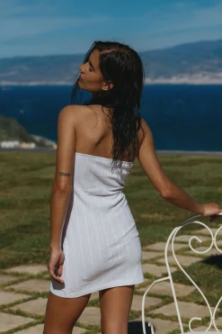 CORA BANDEAU DRESS (WHITE)><noscript><img width=