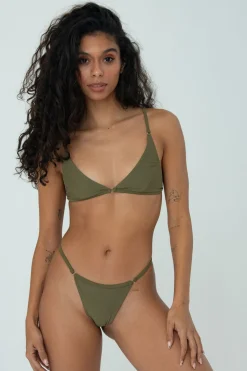 FREYA TOP (OLIVE)>Bright Swimwear Outlet