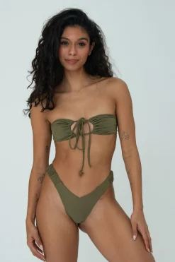 IVY TOP (OLIVE)>Bright Swimwear Sale
